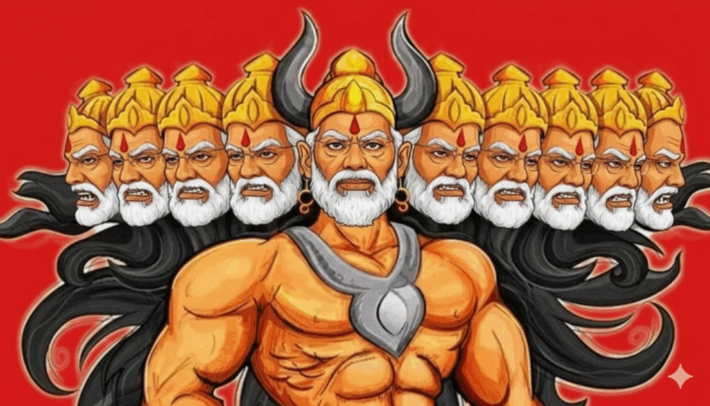 প্ৰধানমন্ত্ৰী মোদী হৈছে আধুনিক ৰাৱণ আৰু অতি সোনকালেই জ্বলিব তেওঁৰ সোণৰ লংকা