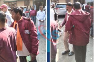 মানবেন্দ্ৰ শৰ্মা ভৱনত কংগ্ৰেছ কাৰ্যসূচীত আৰ এছ এছ কৰ্মীৰ আহাৰ গ্ৰহণৰ ছবি ভাইৰেল, ৰাজ্যিক ৰাজনীতিত চৰ্চা