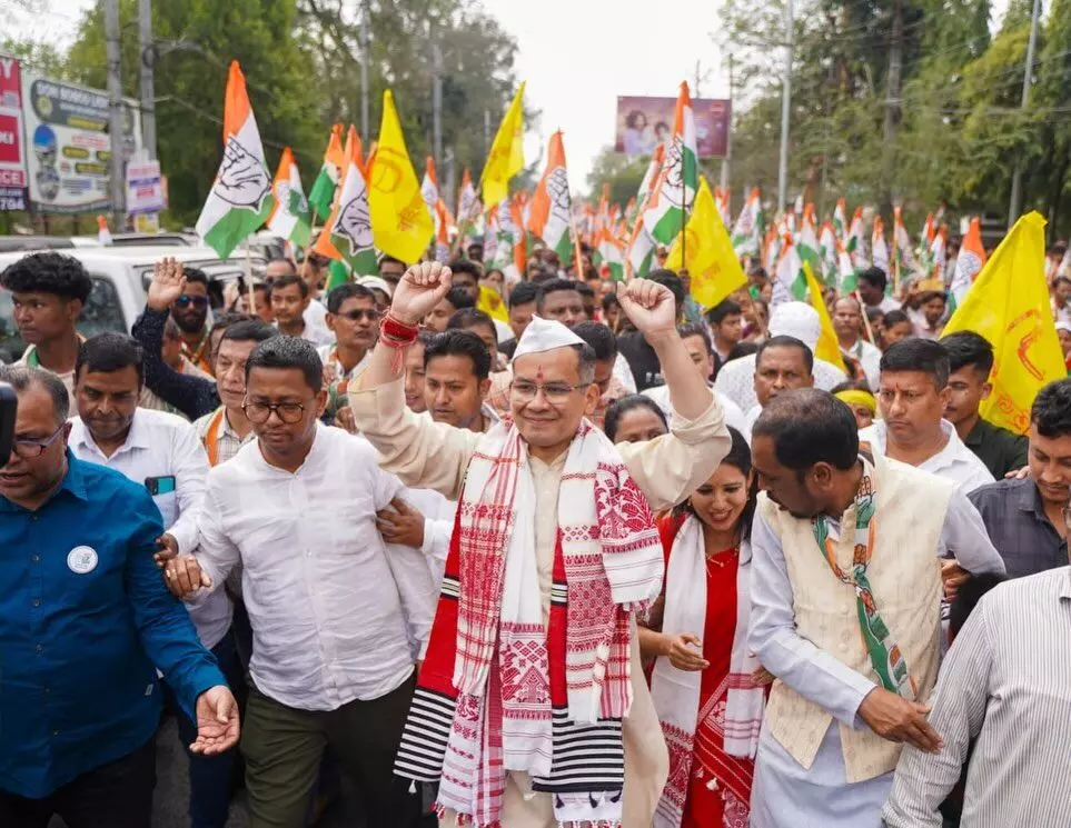 গৌৰৱ গগৈয়ে “এফালীয়া” নিৰ্বাচনৰ দাবী খণ্ডন, অসমত বিজেপি-বিৰোধী ধাৰা থকা বুলি মন্তব্য।